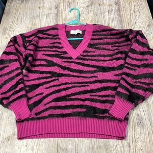 L’Acnlemie Revolve Clothing Designer Brand thick zebra stripe sweater